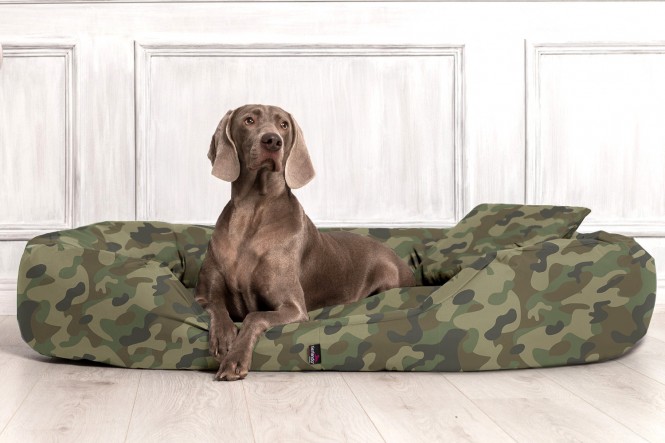 SAMMY | Orthopädisches Hundebett L | Camouflage